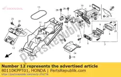 Here you can order the no description available at the moment from Honda, with part number 80110KPPT01:
