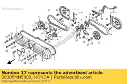 Here you can order the no description available at the moment from Honda, with part number 30305MN5000: