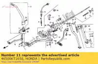 46500KT1650, Honda, pedaalcomp., rem honda xr  r xr250r 250 , Nieuw