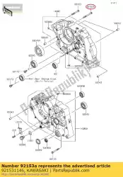 Here you can order the bolt,6x60 klx125caf from Kawasaki, with part number 921531146: