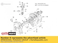 AP0650300, Aprilia, Thermostaat pakking, Nieuw