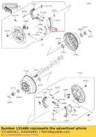 131680067, Kawasaki, 01 palanca, freno delantero, dcha. kawasaki kaf400 mule sx 4x4 xc 400 , Nuevo