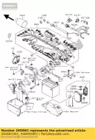 260061061, Kawasaki, fusibile zx400-l1 kawasaki gpz gtr kvf vn voyager z zephyr zg zr zxr 400 550 650 750 1000 1100 1200 1500 1600 1987 1988 1989 1990 1991 1992 1993 1994 1995 1996 1997 1998 1999 2000 2001 2002 2003 2004 2005 2006 2007, Nuovo