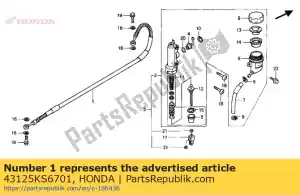 honda 43125KS6701 no hay descripción disponible en este momento - Lado inferior