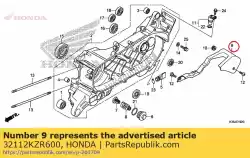 Qui puoi ordinare nessuna descrizione disponibile al momento da Honda , con numero parte 32112KZR600: