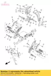 Here you can order the bracket, side stand from Yamaha, with part number 2D1273210000: