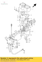 Aquí puede pedir metro, velocidad de Suzuki , con el número de pieza 3411014D10: