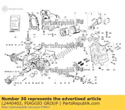 Aqui você pode pedir o cinto em Piaggio Group , com o número da peça L2440402: