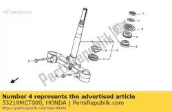Here you can order the stem sub assy., steering from Honda, with part number 53219MCT000:
