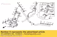 35100MBTC40, Honda, commutateur assy., combinaison honda xl varadero v va xl1000v xl1000va 1000 , Nouveau