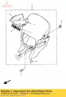 3TBW28341000, Yamaha, corpo, capota (farol marrom) yamaha xt xte 600, Novo