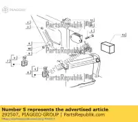 292507, Piaggio Group, bezpiecznik 10a     , Nowy