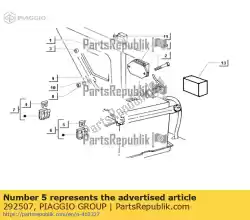 Ici, vous pouvez commander le fusible 10a auprès de Piaggio Group , avec le numéro de pièce 292507: