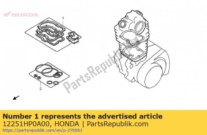 Honda 12251HP0A00 gasket, cylinder head - Bottom side