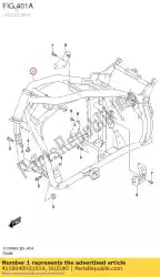 Here you can order the frame comp from Suzuki, with part number 4110040H31019: