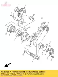 Aqui você pode pedir o roda, arranque em Yamaha , com o número da peça 4KG155240000: