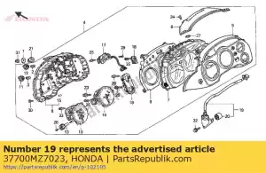 Honda 37700MZ7023 capteur assy vitesse - La partie au fond