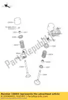 K120040002, Suzuki, valve-intake suzuki rm z 250 2004 2005 2006, New