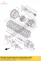 1D7161500000, Yamaha, primair aangedreven tandwiel comp. yamaha xv 1900 2006 2007 2008 2009 2011 2012, Nieuw