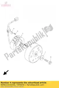 yamaha 904621018200 pince (3km) - La partie au fond