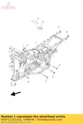 Aquí puede pedir marco comp. De Yamaha , con el número de pieza 4XEF11101100: