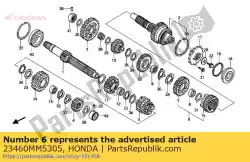 momenteel geen beschrijving beschikbaar van Honda, met onderdeel nummer 23460MM5305, bestel je hier online: