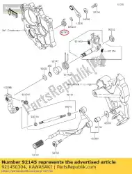 Aquí puede pedir resorte, posición de Kawasaki , con el número de pieza 921450304: