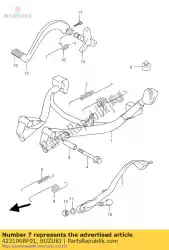 Aqui você pode pedir o suporte, suporte em Suzuki , com o número da peça 4231008F01: