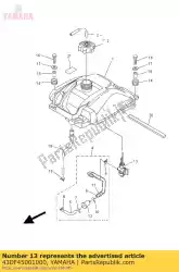 Tutaj możesz zamówić zespó? Kurka paliwa 1 od Yamaha , z numerem części 43DF45001000: