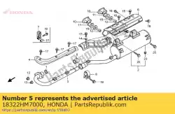 Qui puoi ordinare nessuna descrizione disponibile al momento da Honda , con numero parte 18322HM7000: