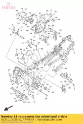 Ici, vous pouvez commander le boulon, hex. Tête creuse auprès de Yamaha , avec le numéro de pièce 9131L1002500: