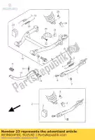 6838004F00, Suzuki, conjunto de etiquetas, assento suzuki xf 650 1997 1998 1999 2000 2001, Novo