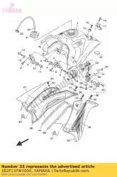 Aquí puede pedir cuchara, aire 1 de Yamaha , con el número de pieza 1B2F137W1000: