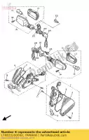 1TX833200000, Yamaha, przednie ?wiat?o migacza zespó? 2 yamaha fj 1200, Nowy