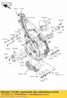 321900232, Kawasaki, staffa-motore, fr kx450d6f kawasaki kx 450 2006 2007, Nuovo