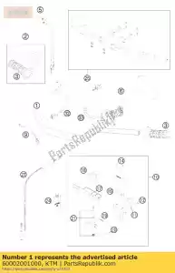 KTM 60002001000 stuur d = 28 mm 03 - Onderkant