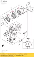 6442031G00, Suzuki, plate,friction suzuki  lt a 450 500 700 750 2005 2006 2007 2008 2009 2010 2011 2012 2014 2015 2016 2017 2018 2019, New