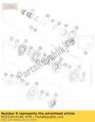 Ici, vous pouvez commander le ralenti 4. G version 'e auprès de KTM , avec le numéro de pièce M3233014148: