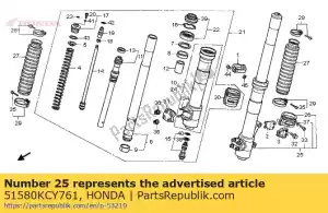 honda 51580KCY761 geen beschrijving beschikbaar op dit moment - Onderkant