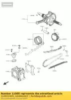 11005Y005, Kawasaki, cilindermotor sc125agf kawasaki j 125 2016, Nieuw