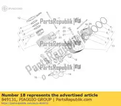 Tutaj możesz zamówić ? Ruba korbowodu od Piaggio Group , z numerem części 849131: