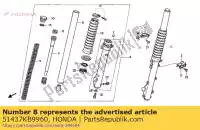 51437KB9960, Honda, anello, pistone honda nx transcity  nx125 125 , Nuovo