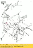 130BB1025, Kawasaki, met flens, 10x25 gemeenschappelijk kawasaki  el gpz kvf ninja vn vulcan zx 250 252 300 400 750 900 1700 1985 1987 1988 1989 1990 1991 1992 1993 1994 1996 1997 1999 2000 2001 2002 2003 2006 2007 2008 2009 2010 2011 2012 2013 2014 2015 2016 2017 2018 2019 2020 2021, Nieuw