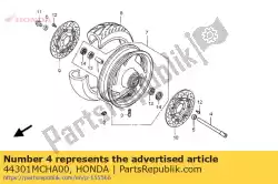 Here you can order the no description available from Honda, with part number 44301MCHA00: