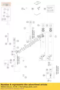 ktm 48601561E tapón de rosca m51x1,5 negro - Lado inferior