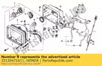 33120471611, Honda, unité d'éclairage de tête honda cb super dream td cb125td 125 , Nouveau