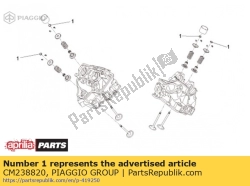 Aprilia CM238820, Pad sp. 1.975, OEM: Aprilia CM238820