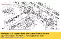 41300HP5600, Honda, assy gear., rr. final honda trx 420 2010 2011 2012, Nouveau