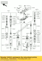 440220026, Kawasaki, forcella-cilindro vn1700b9f kawasaki vn vulcan 1700 2009 2010 2011 2012 2013 2014 2015 2016, Nuovo