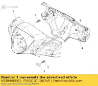 6538490087, Piaggio Group, stuurhoes voor piaggio liberty 125 2006 2007, Nieuw